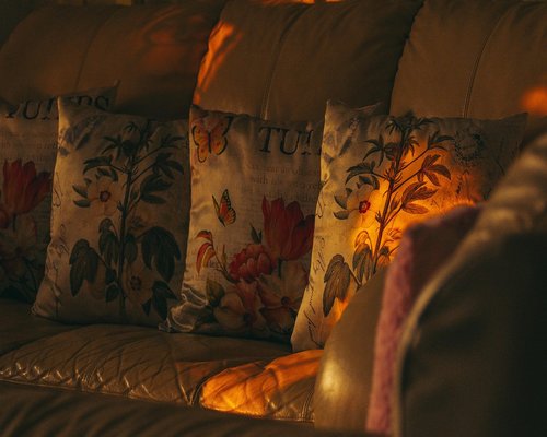 comfortable home interior during a warm day in Egypt